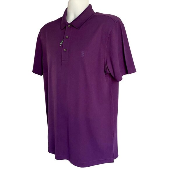IZOD Golf Purple Polo Shirt Men's Size Medium NEW - Picture 4 of 8